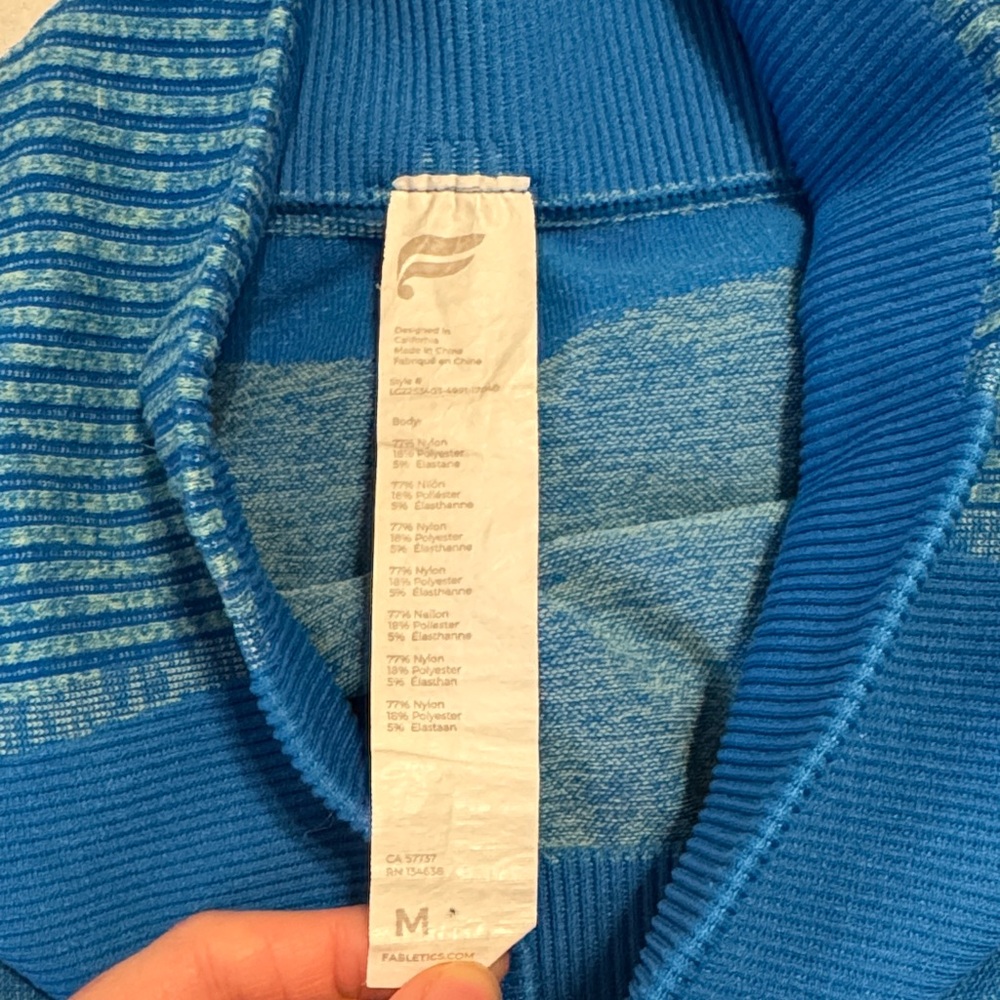 Fabletics Vibrant Blue Activewear - image 2